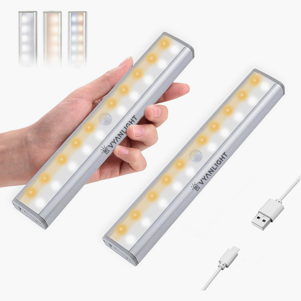 Sensor base light LED light bar motion detector kitchen cabinet night light